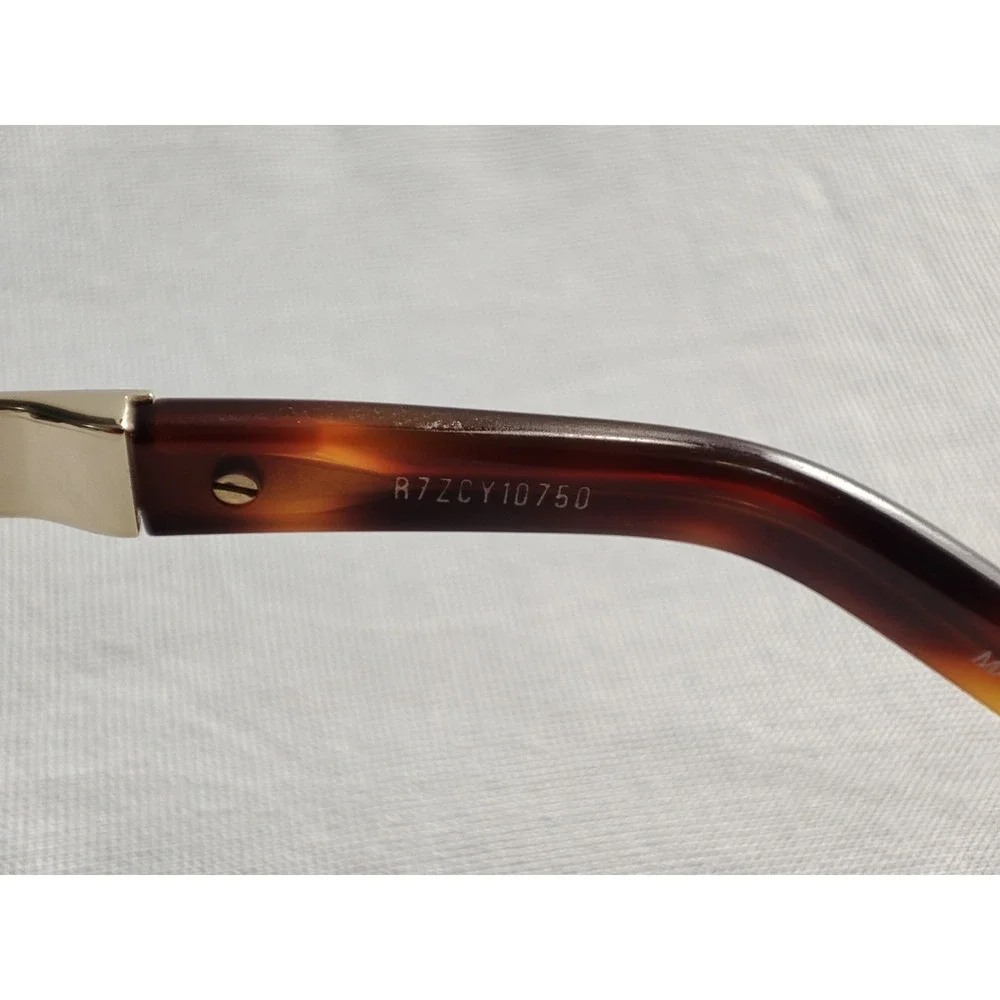 Saint Laurent SL 583 002 Havana Silver Eyeglasses Frames 53-20-145 Italy... - Picture 8 of 13